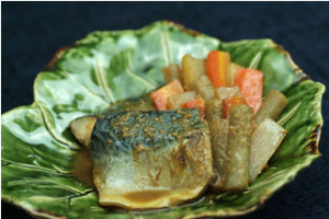 山椒のさば味噌煮